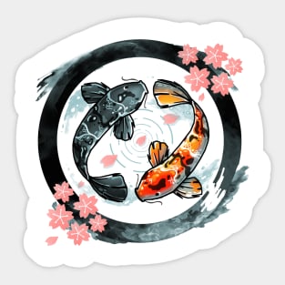 Sakura Koi Sticker